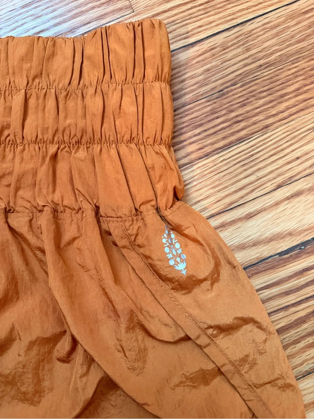 FP Movement by Free People High-Waist Rust Orange Active Shorts